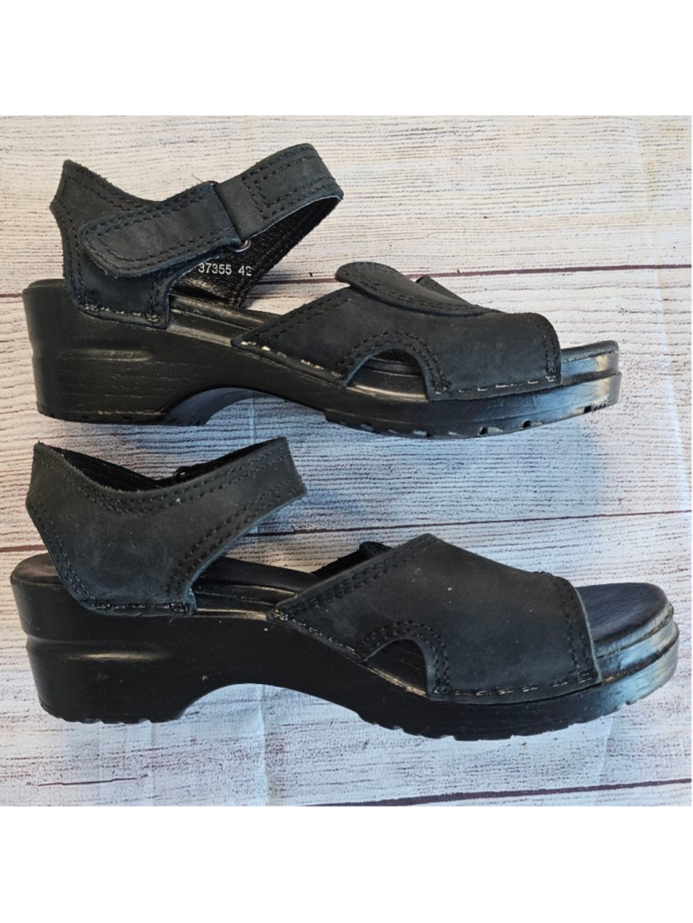 Dansko sz 37 black slip on sandal clogs - Picture 7 of 9